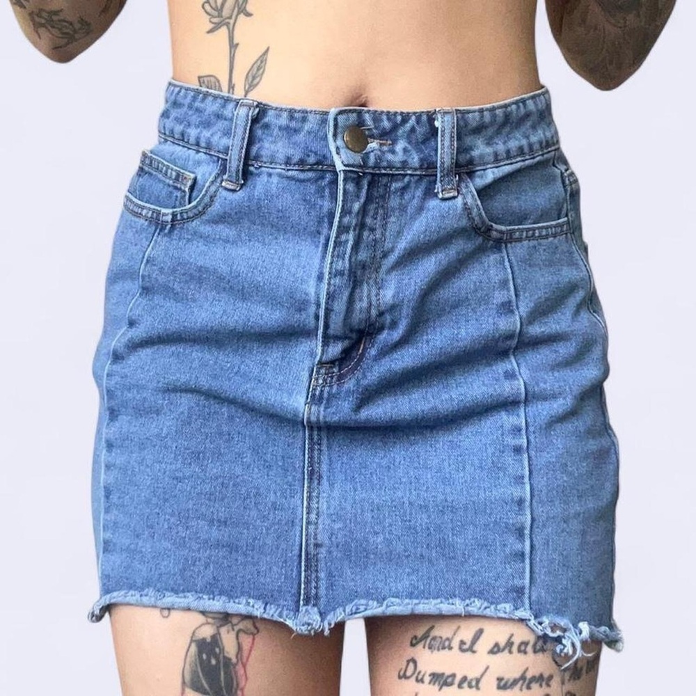 Forever 21 dead stock Blue Denim Skirt